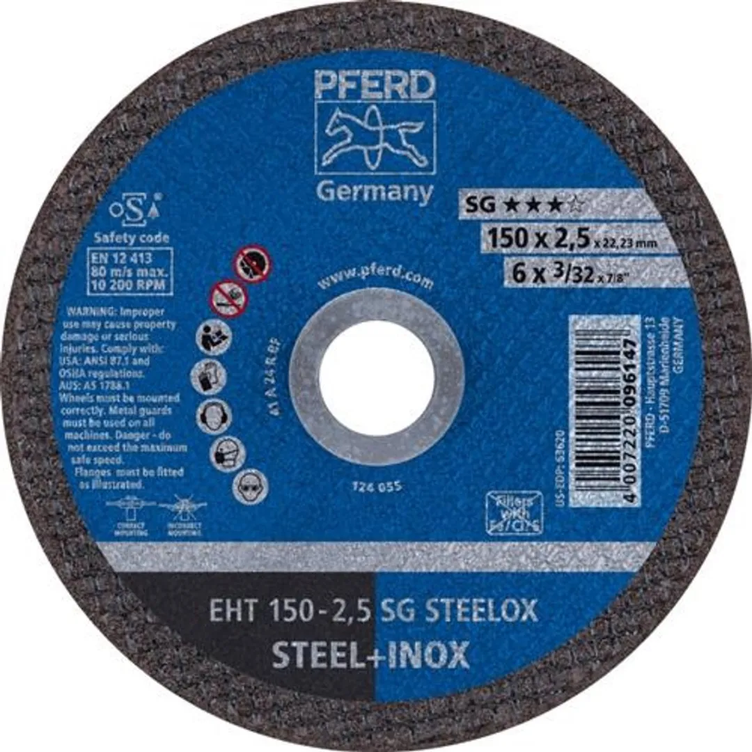 Pferd Trennschijf SG STEELOX D150x2,5mm