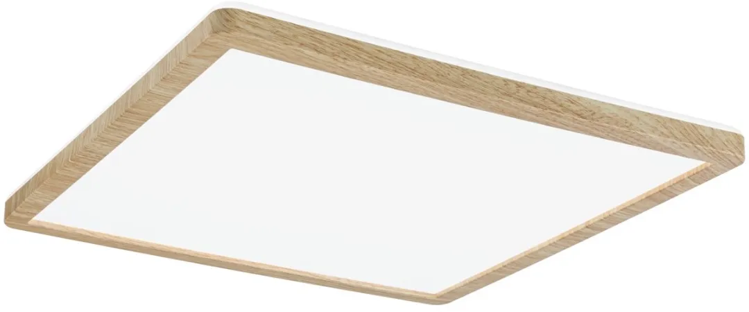 Paulmann Atria Shine LED-paneel 16W 1600lm 4000K Houtlook