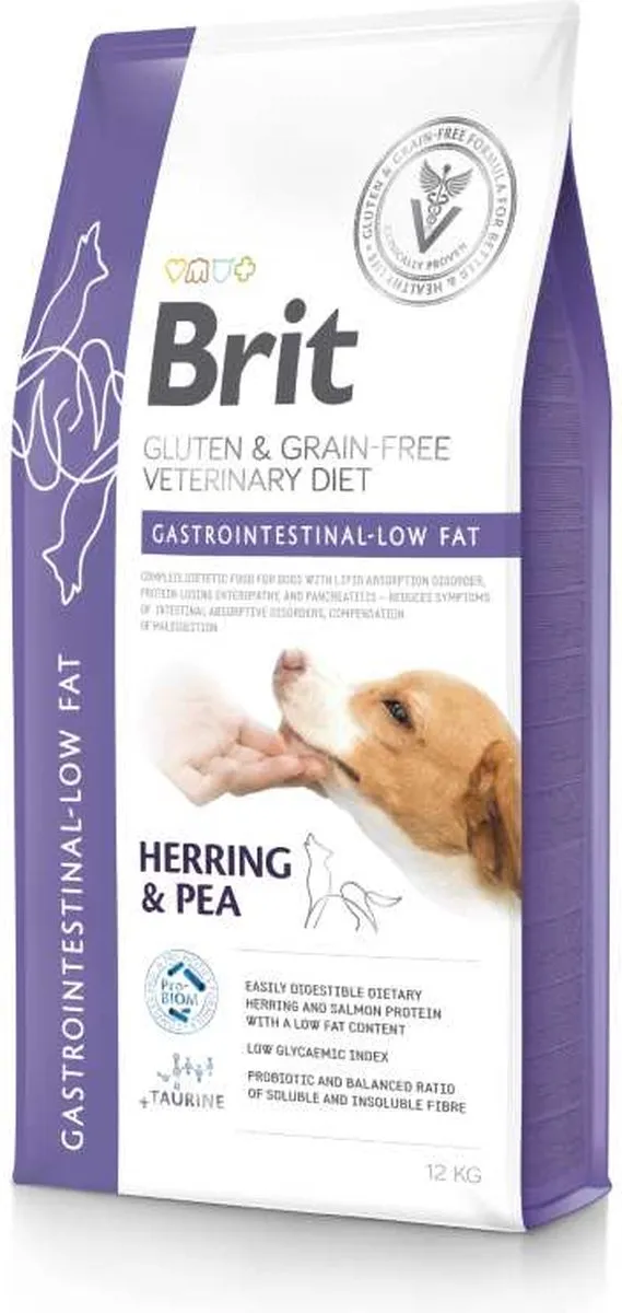 Brit Veterinary Diet Gastrointestinal Low Fat Hond