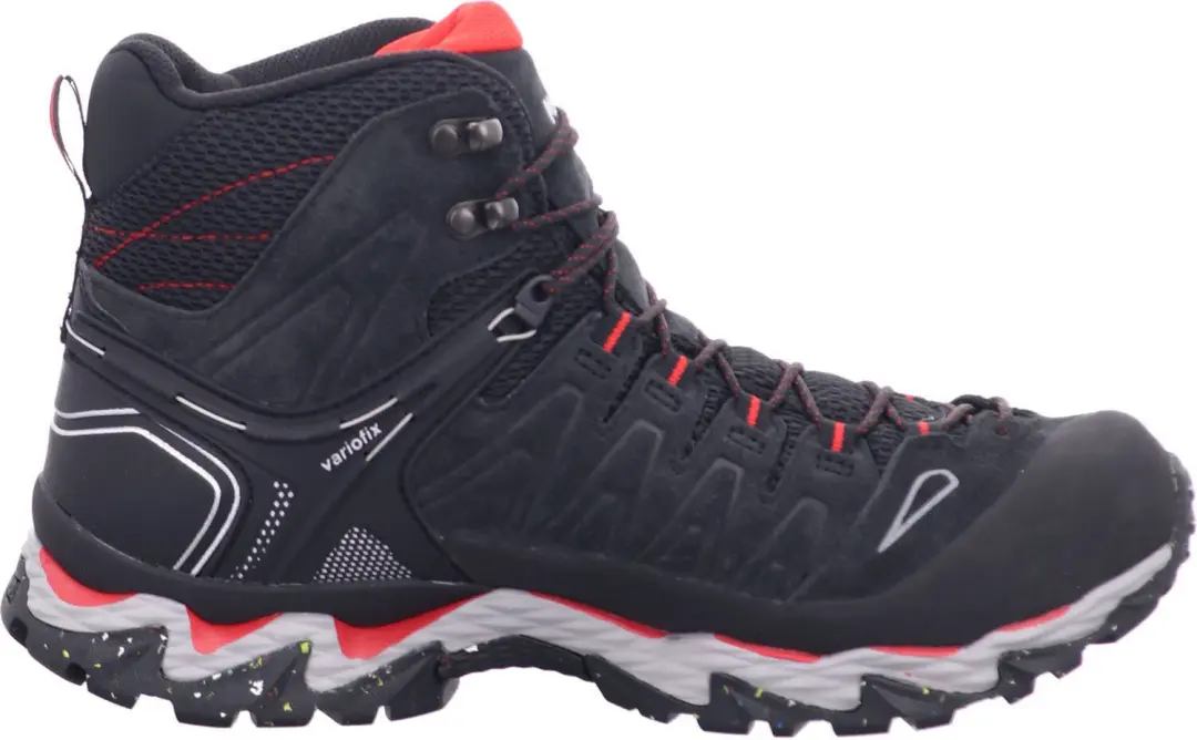 Meindl Lite Hike GTX Heren Wandelschoen - Zwart/Rood - 43 - afbeelding 6 van 6