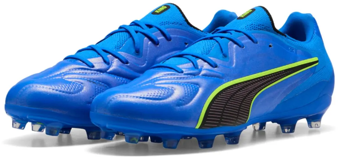 PUMA King 20 Pro FG/AG Voetbalschoenen - Blauw - afbeelding 4 van 6
