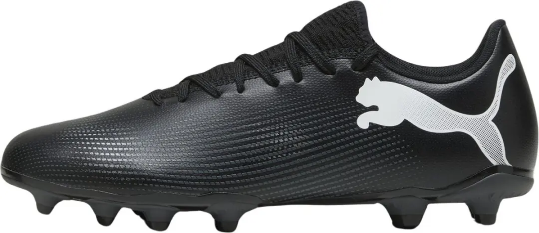 PUMA FUTURE 7 PLAY FG/AG Voetbalschoenen - Zwart/Wit - afbeelding 5 van 6