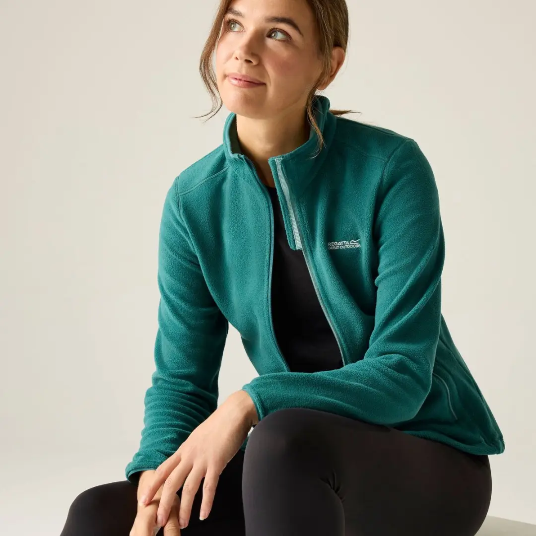 Regatta Floreo IV Fleece Jas - Groen - 52 - afbeelding 4 van 6