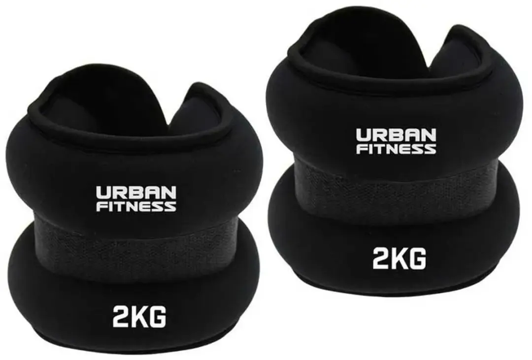 Urban Fitness Neopreen Enkelgewichten 2kg - 2 stuks - afbeelding 6 van 6
