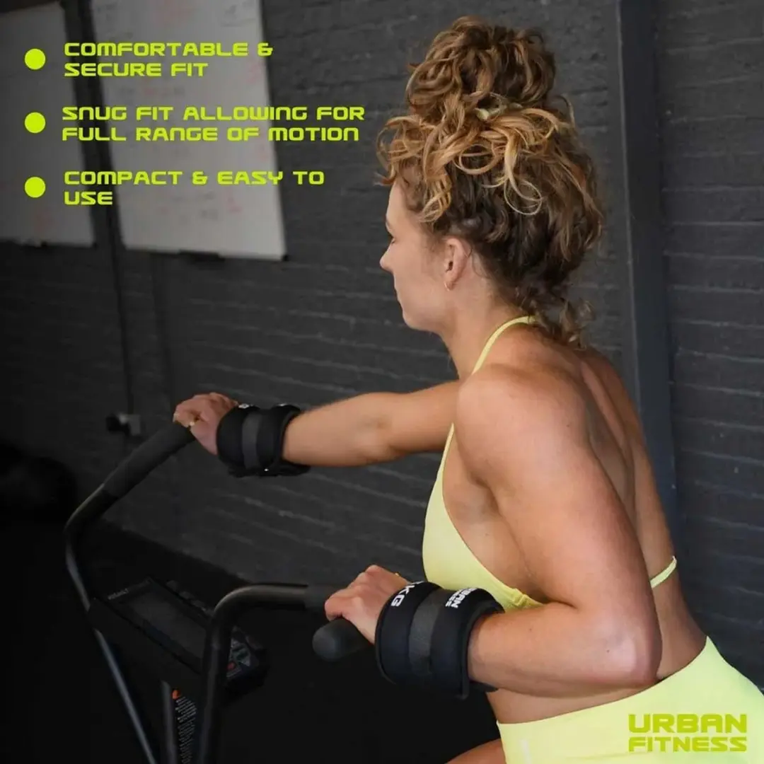 Urban Fitness Neopreen Enkelgewichten 2kg - 2 stuks - afbeelding 4 van 6