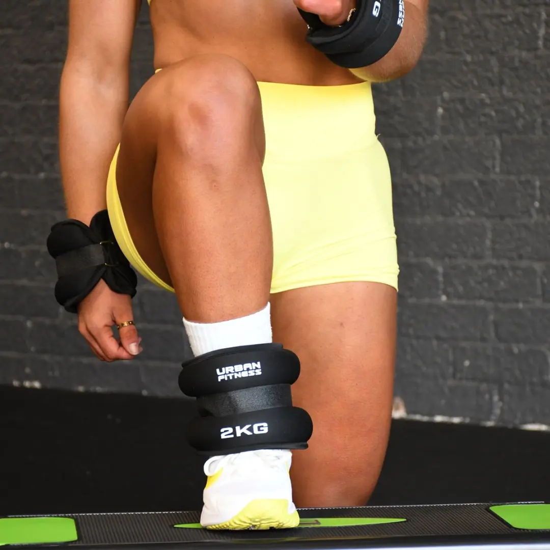Urban Fitness Neopreen Enkelgewichten 2kg - 2 stuks - afbeelding 3 van 6