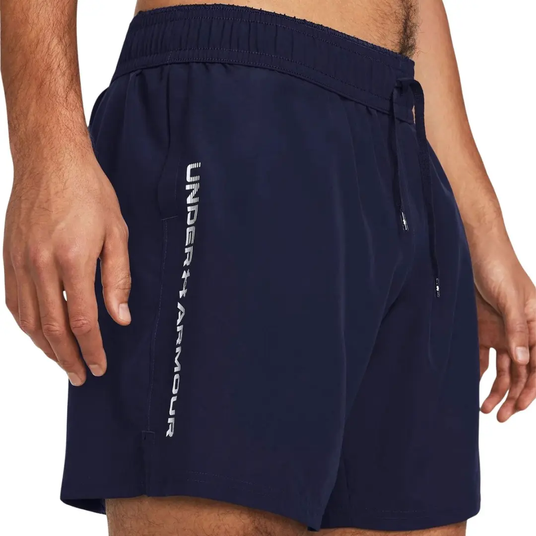 Under Armour Woven Wordmark Short - Blauw - XL - afbeelding 4 van 6