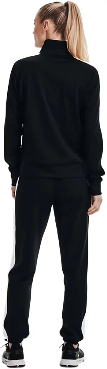 Under Armour Tricot Trainingspak Dames - Zwart/Wit - M - afbeelding 4 van 6
