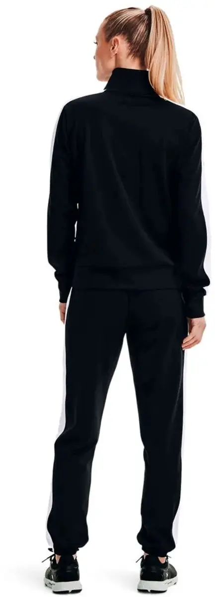 Under Armour Tricot Trainingspak Dames - Zwart/Wit - M - afbeelding 2 van 6
