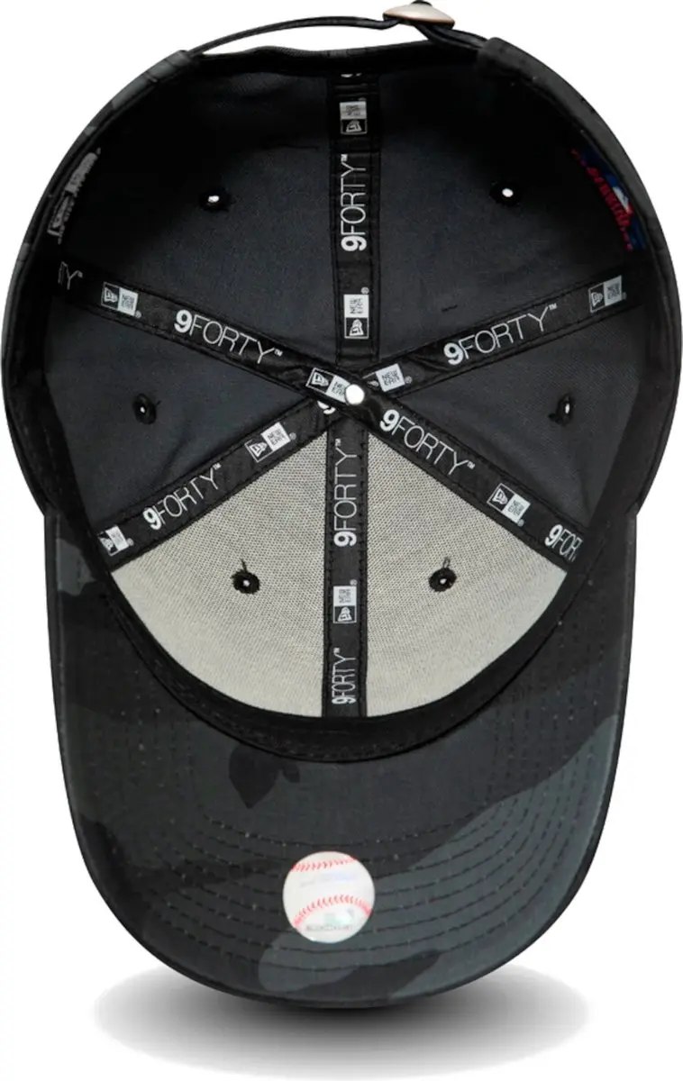 New Era New York Yankees Essential 9FORTY Cap - Black Camo - afbeelding 4 van 6