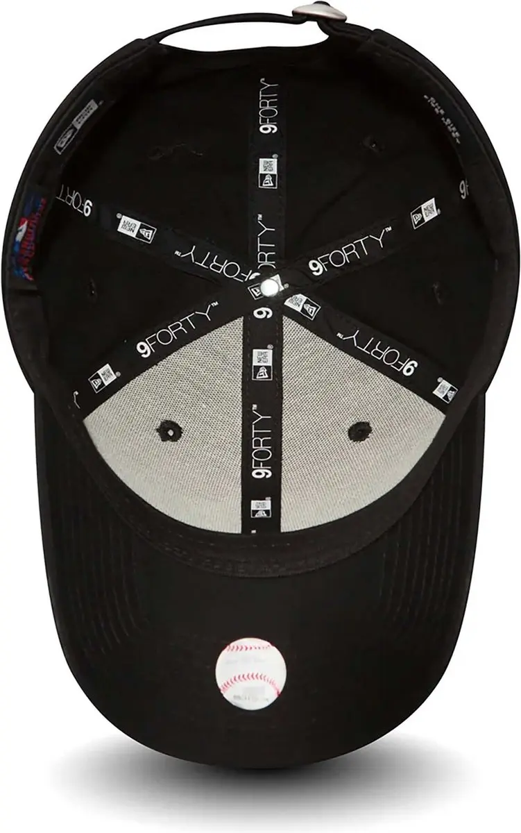 New Era 9Forty New York Yankees Cap - Zwart - afbeelding 2 van 6