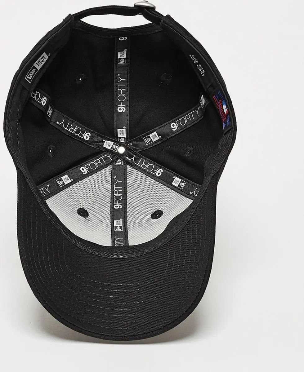 New Era League Essential 9Forty Dodgers Cap - Zwart - afbeelding 5 van 6