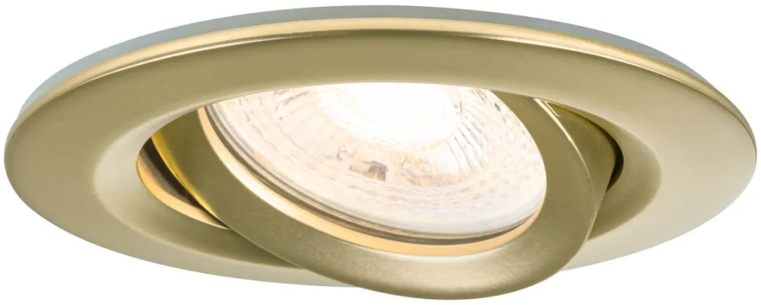 Paulmann Nova Plus LED-inbouwlampen Set 3x - 30° GU10 6W 460lm - Goud mat