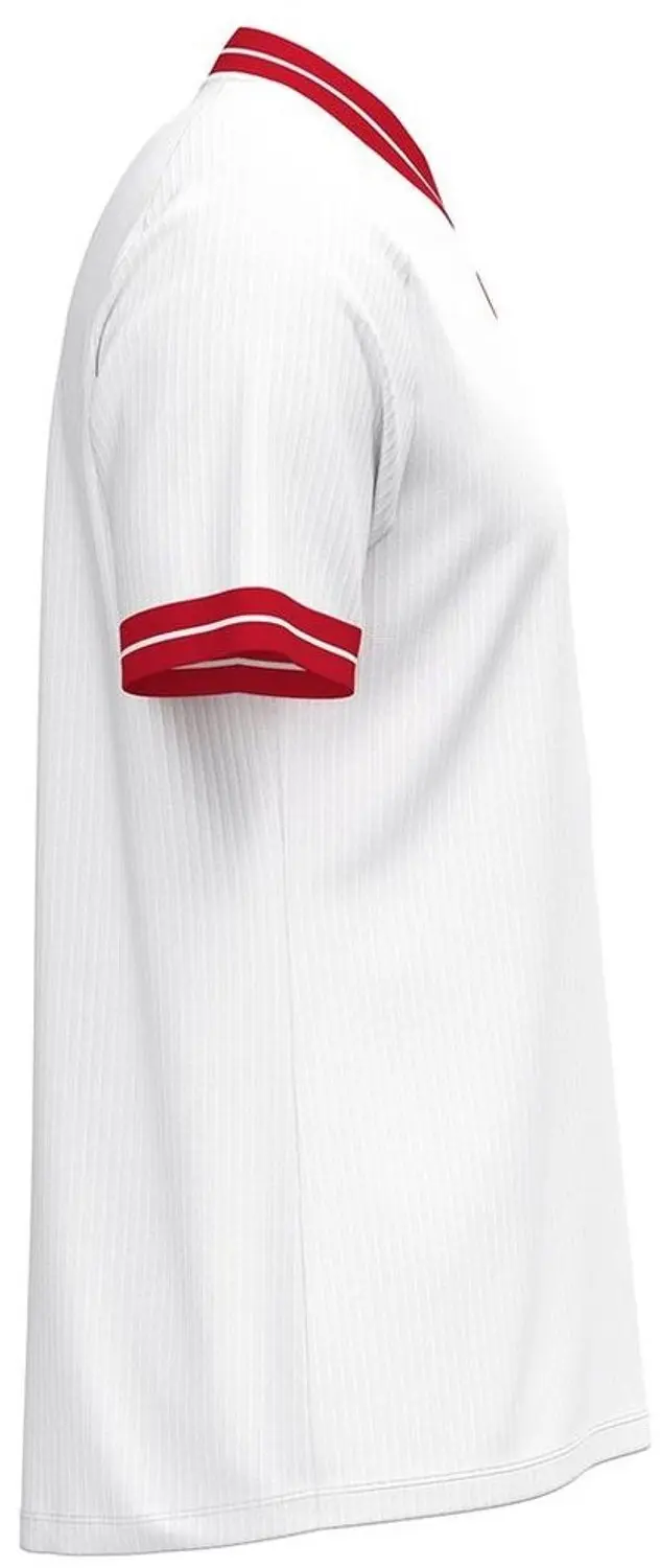 JAKO Retro Shirt Korte Mouw Heren - Wit/Rood - M - afbeelding 2 van 6