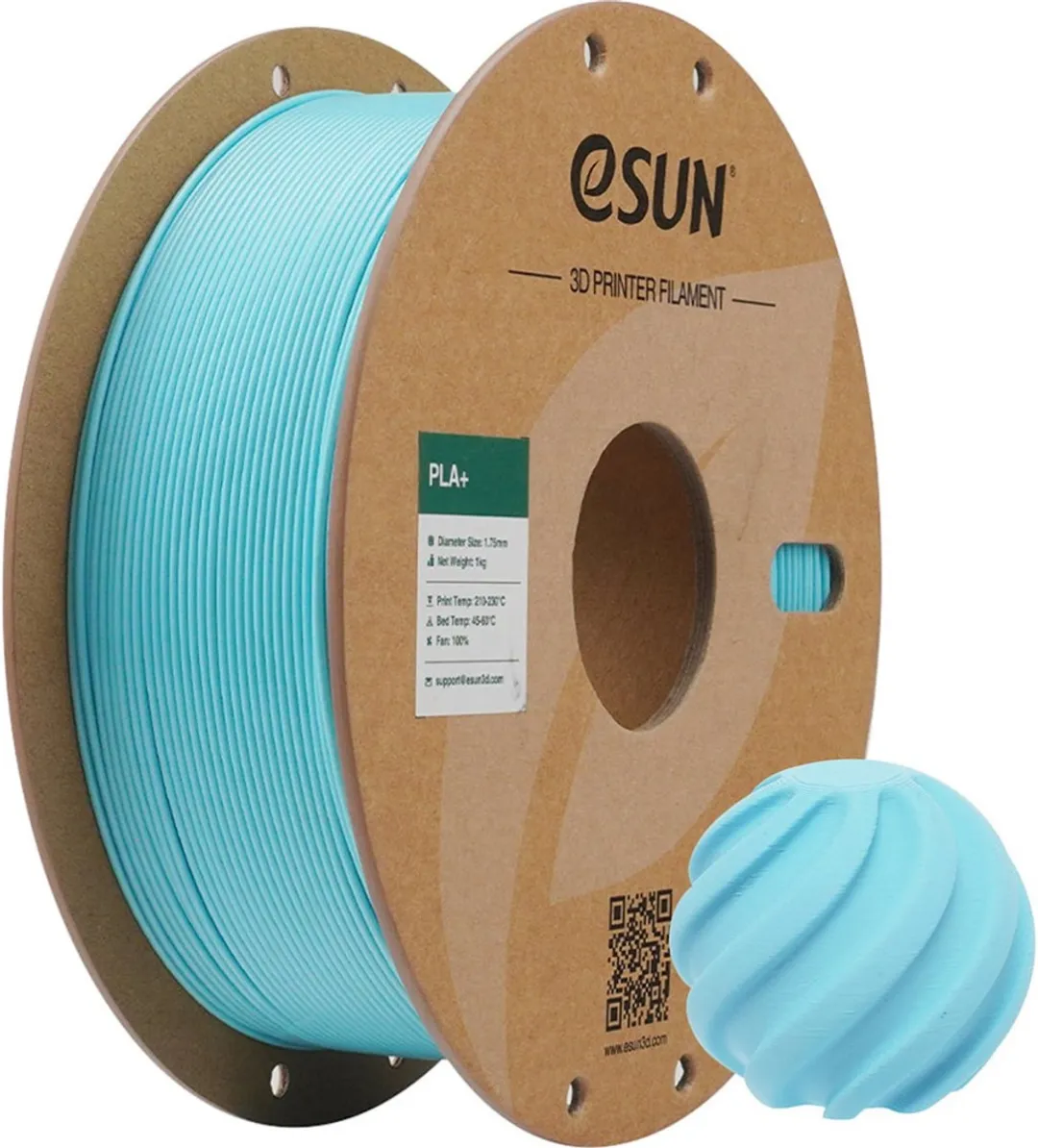 ESUN PLA+ Filament Baby blauw 1kg