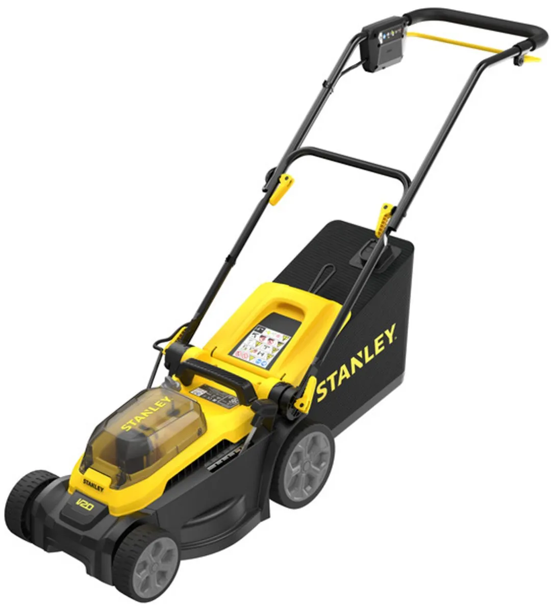 grasmaaier STANLEY 34cm 18V Push Mower 4Ah Kit