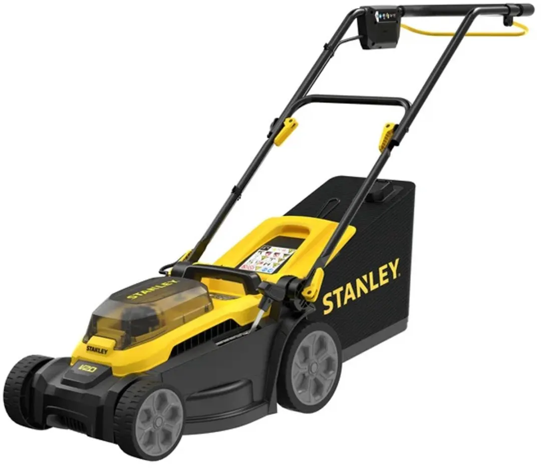 grasmaaier STANLEY 34cm 18V Push Mower 4Ah Kit