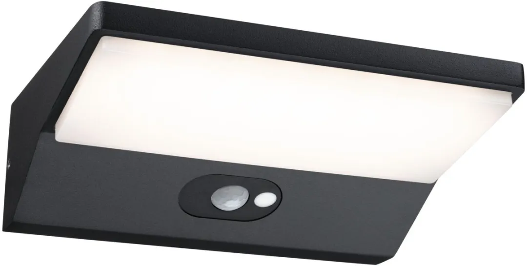 Paulmann Ronea LED Wandarmatuur Buiten - 7,4W 400lm 3000K Donkergrijs