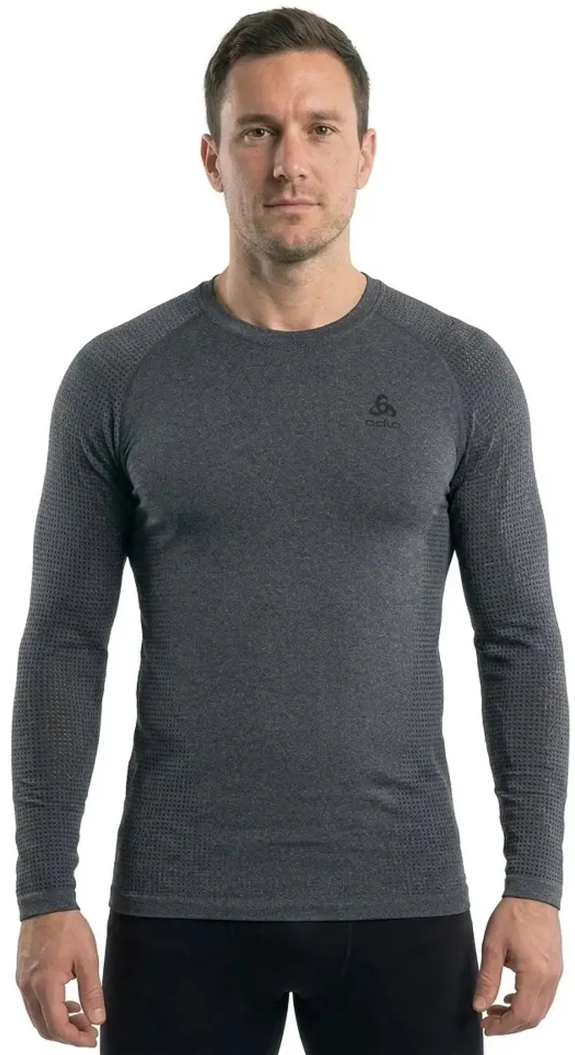 Odlo BL TOP Crew neck l/s PERFORMANCE WARM EC GRIJS