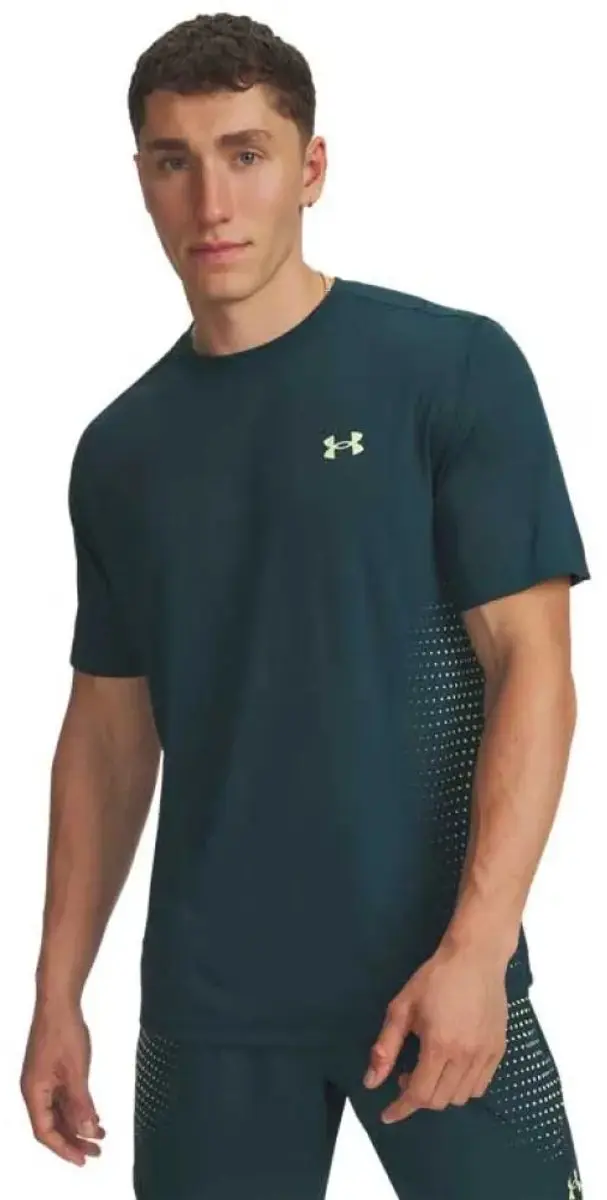 Under Armour Tech Play T-shirt Met Korte Mouwen Groen,Blauw L Man