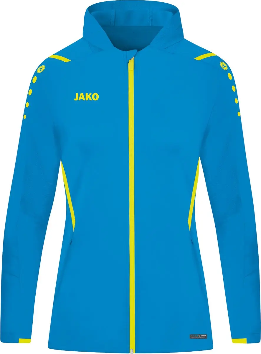 JAKO Challenge Damesjas met Capuchon - Blauw - 34 - afbeelding 3 van 5
