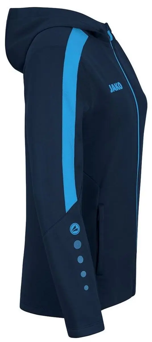 JAKO Power Jas met Kap Dames - Marine - 38 - afbeelding 4 van 5