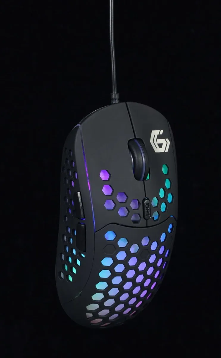Gembird RX400 Gaming Muis - RGB - 6 Knoppen