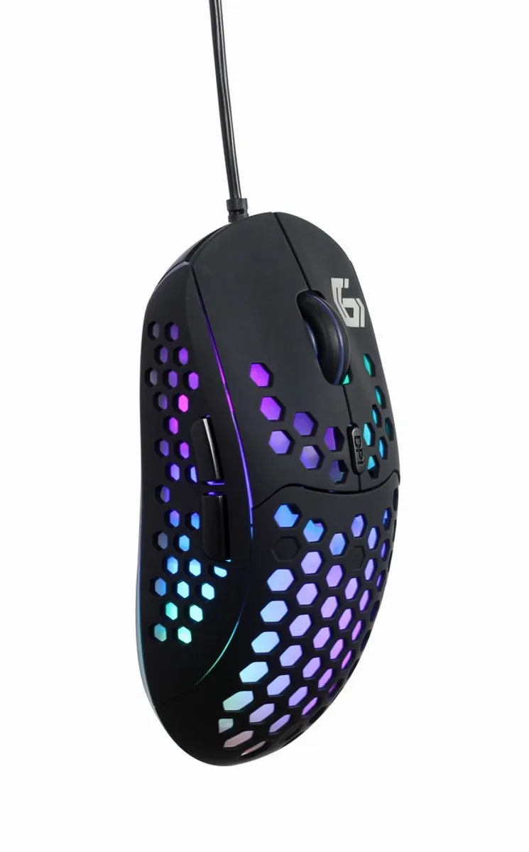 Gembird RX400 Gaming Muis - RGB - 6 Knoppen