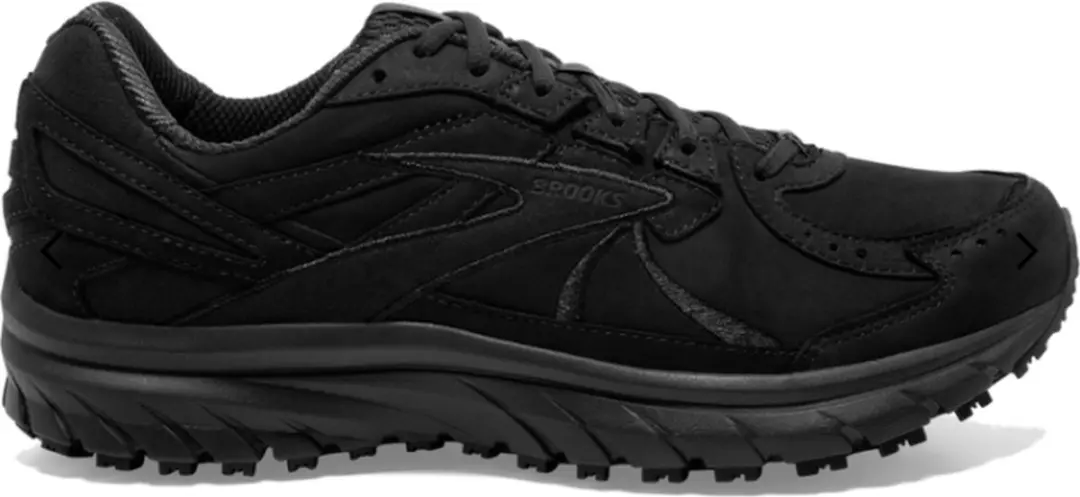 Brooks Zeal Walker Heren Wandelschoen Zwart Suede