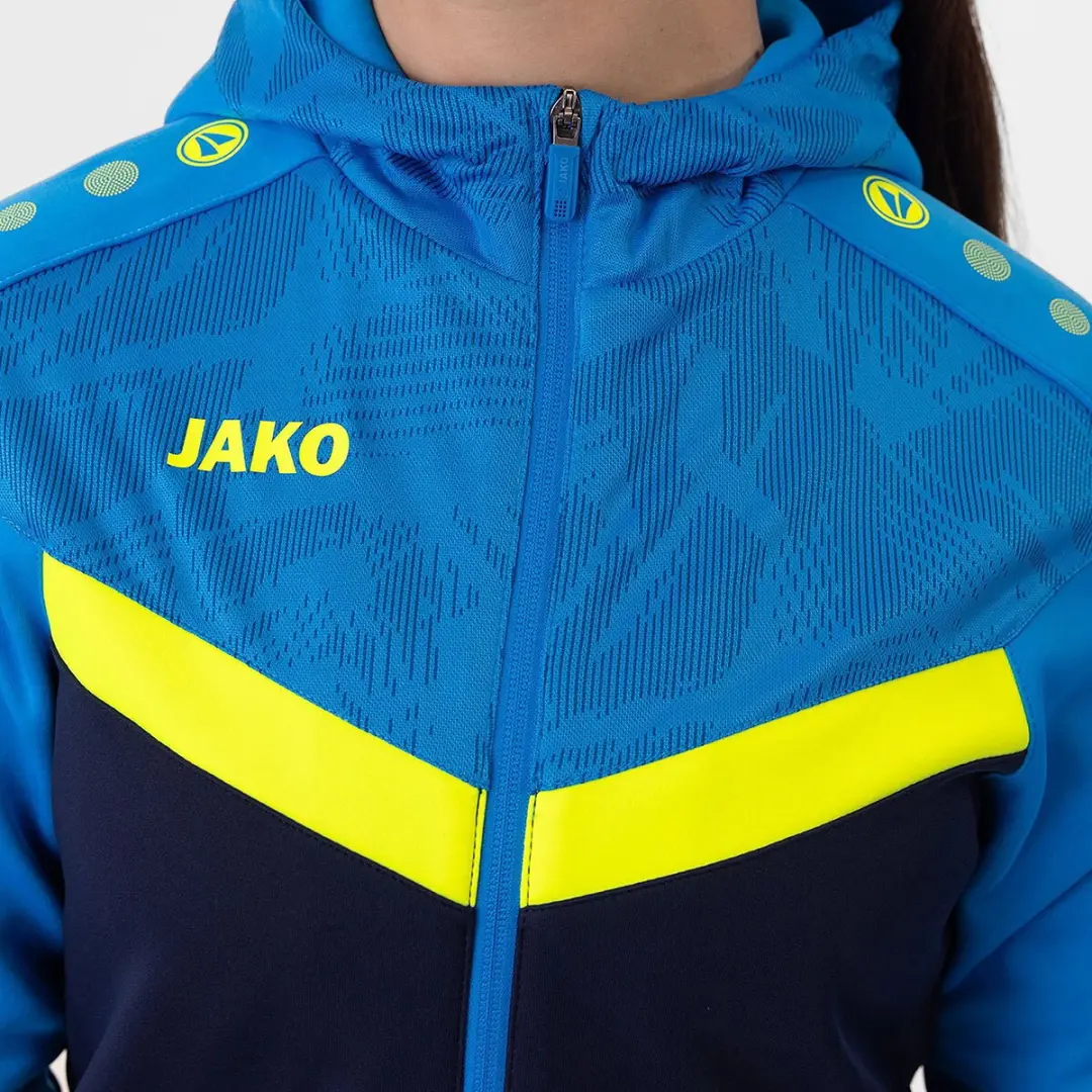 JAKO Iconic Jas Met Kap Dames - Marine - 36 - afbeelding 3 van 6