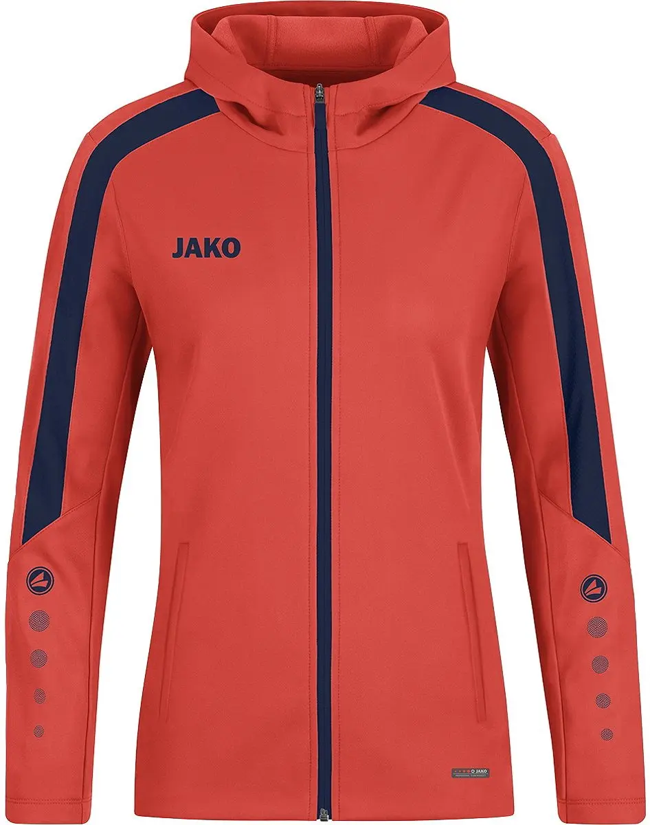 JAKO Power Jas met Kap Dames - Oranje - afbeelding 3 van 5