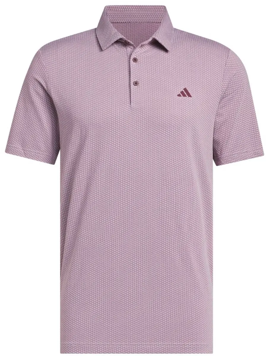 Adidas Perfect TXT Heren Golfpolo White Maroon