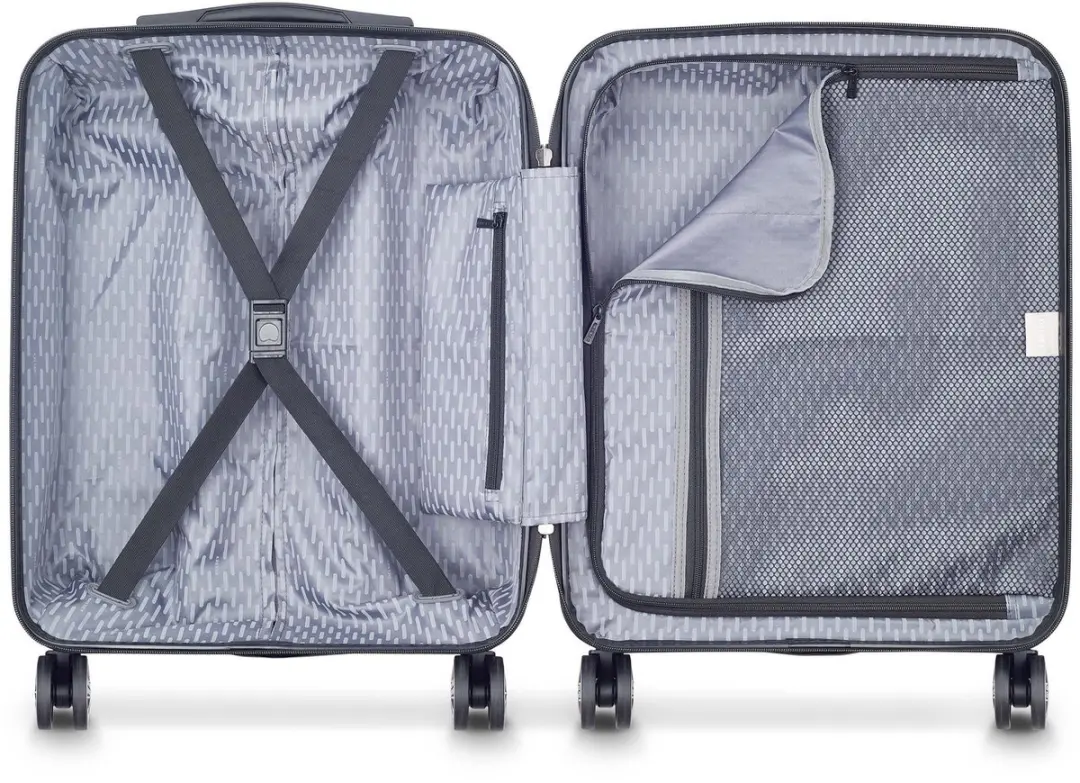 Delsey Air Armour Handbagagekoffer - 4 Wielen - Zwart - afbeelding 4 van 6