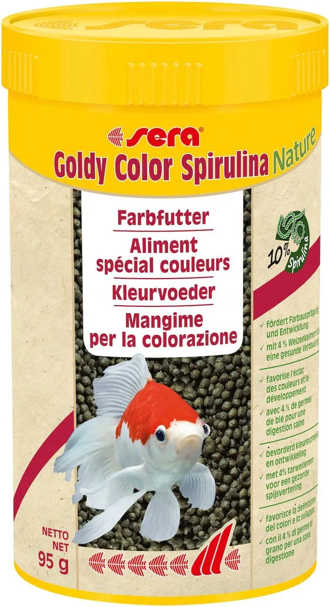 Sera Goldy Color Spirulina Nature - Voeder 250ml