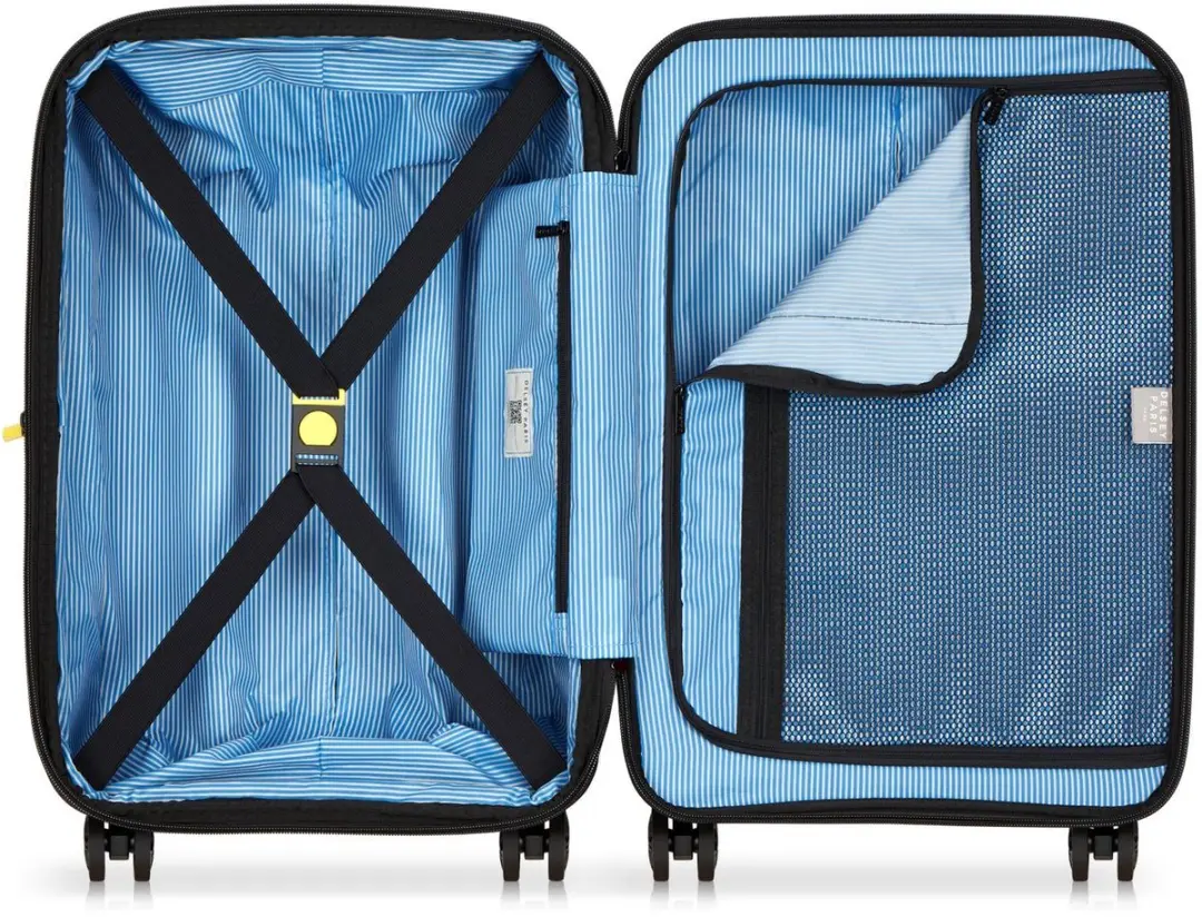 Delsey Lutece Cabin Trolley 55 Expandable - 44L - Zwart - afbeelding 4 van 6