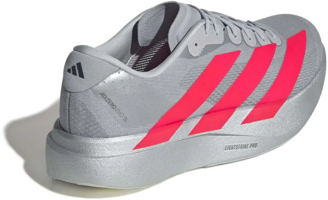 adidas Adizero Evo SL Heren Hardloopschoenen - Zilver - afbeelding 4 van 6
