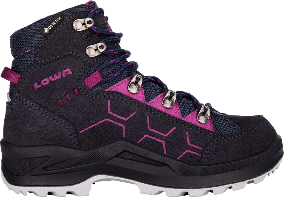 Lowa Kody Evo Gtx Mid Junior Kinder Hoge Wandelschoen Navy-Berry 32
