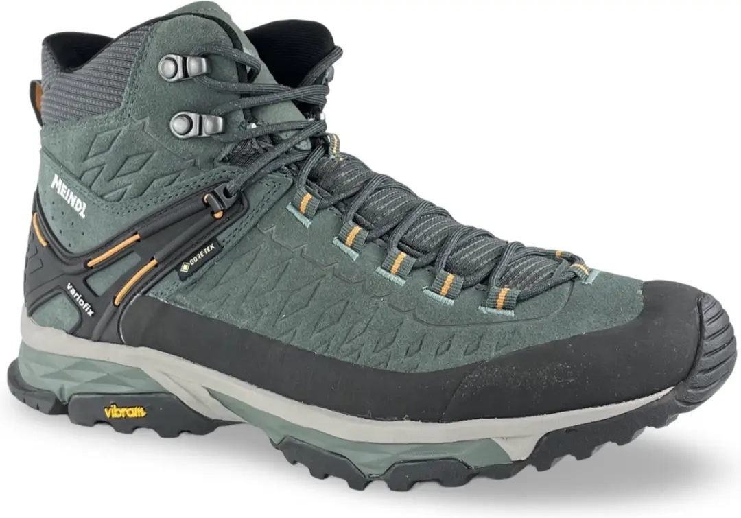 Meindl Top Trail Mid GTX Heren Wandelschoenen - Loden/Orange - afbeelding 4 van 5