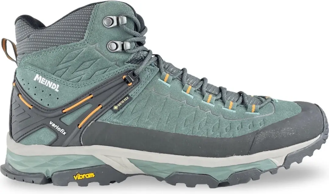Meindl Top Trail Mid GTX Heren Wandelschoenen - Loden/Orange - afbeelding 2 van 5