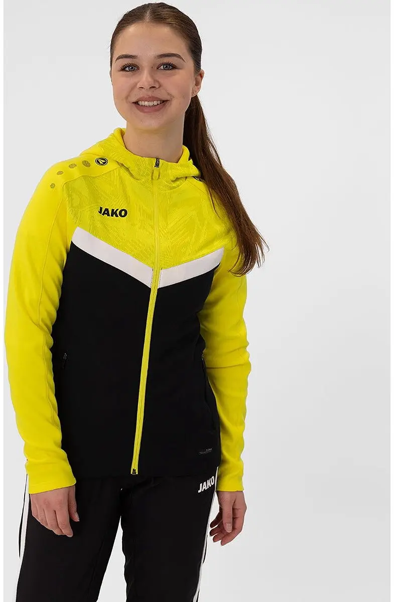 JAKO Iconic Jas met Kap Dames - Zwart - afbeelding 6 van 6