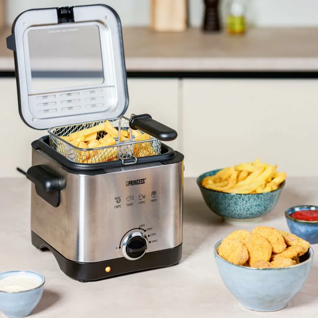 Princess Mini Friteuse 1.5L 1000W - RVS