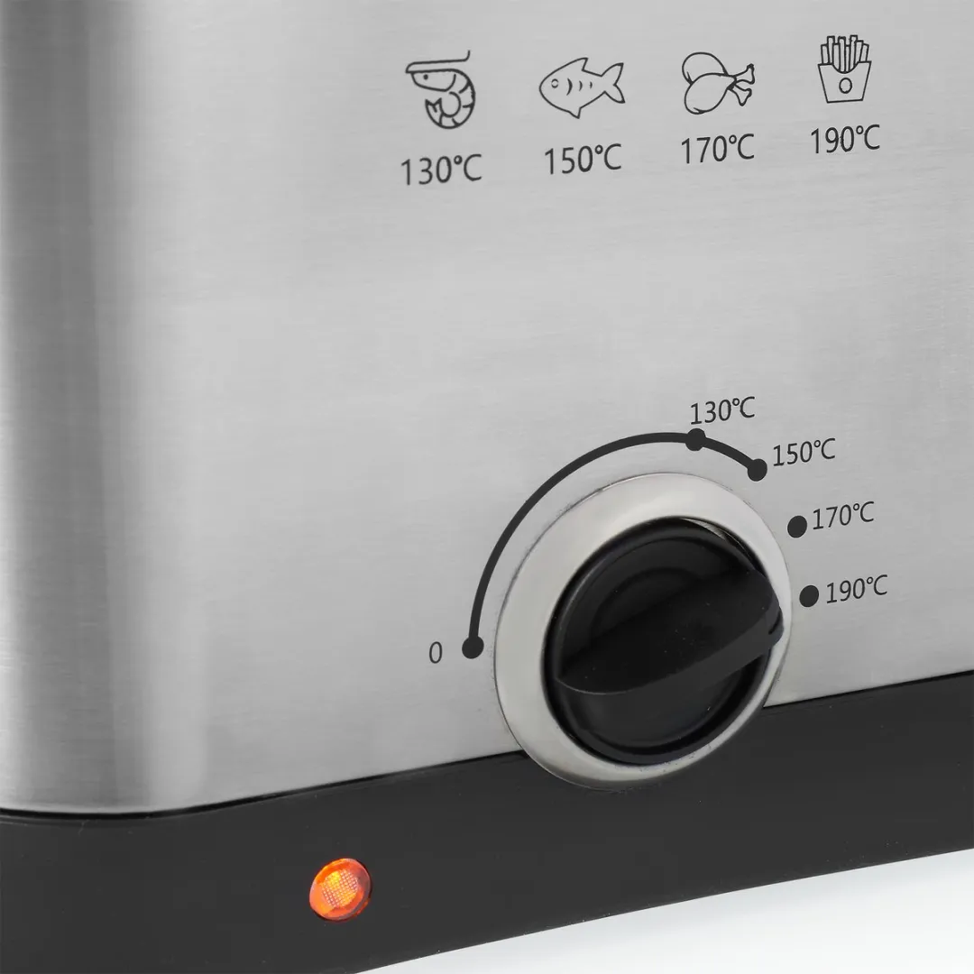 Princess Mini Friteuse 1.5L 1000W - RVS