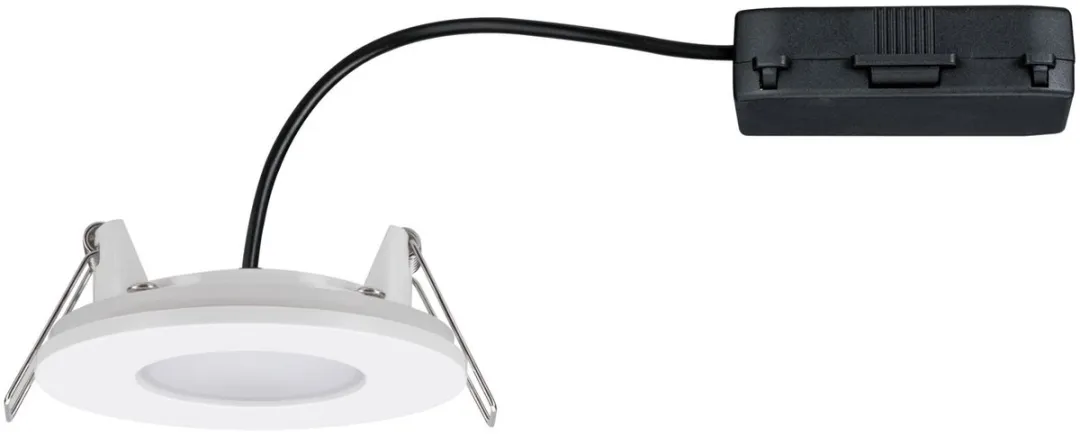 Paulmann LED-inbouwlamp Calla Star IP65 5W 400lm 85mm - Wit mat
