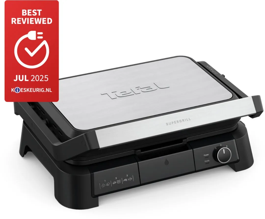 Tefal SuperGrill 3-in-1 GC520D Contactgrill XL - 2200W