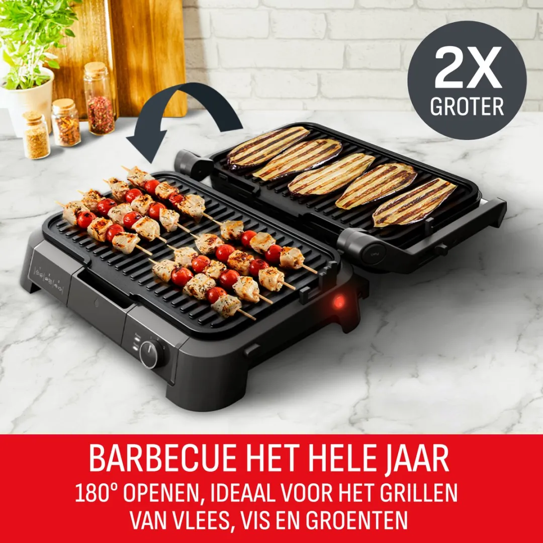 Tefal SuperGrill 3-in-1 GC520D Contactgrill XL - 2200W