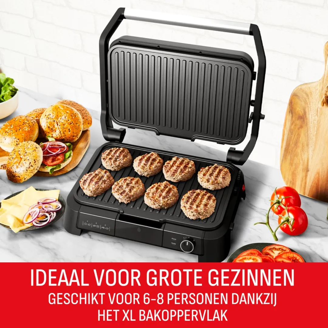 Tefal SuperGrill 3-in-1 GC520D Contactgrill XL - 2200W