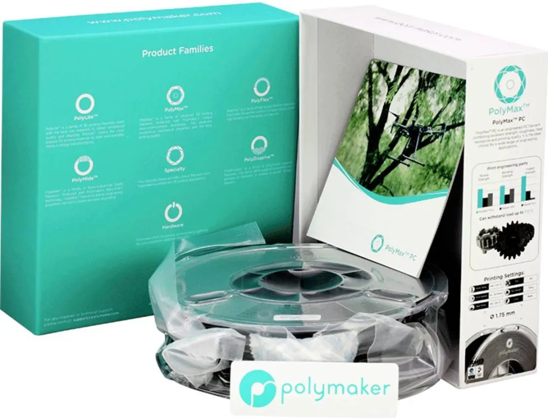 Polymaker Polymax Tough PC Filament 1.75mm - 750g - Kleurloos
