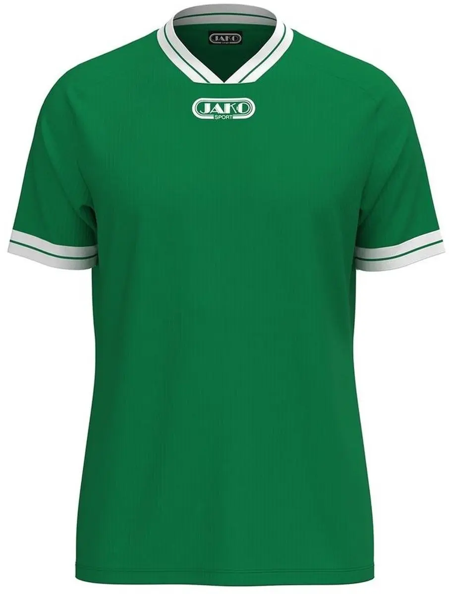 JAKO Retro Shirt Korte Mouw Heren - Sportgroen - afbeelding 6 van 6