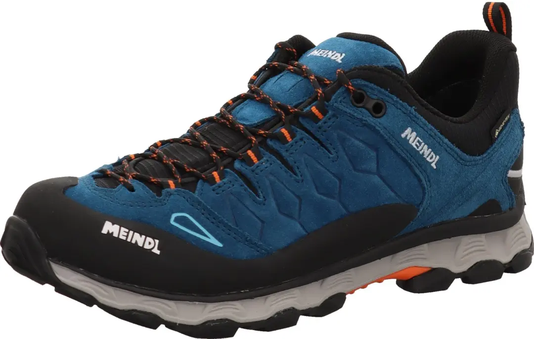 Meindl Wandelschoen Lite Trail GTX 3966 09 Blauw Oranje Zwart