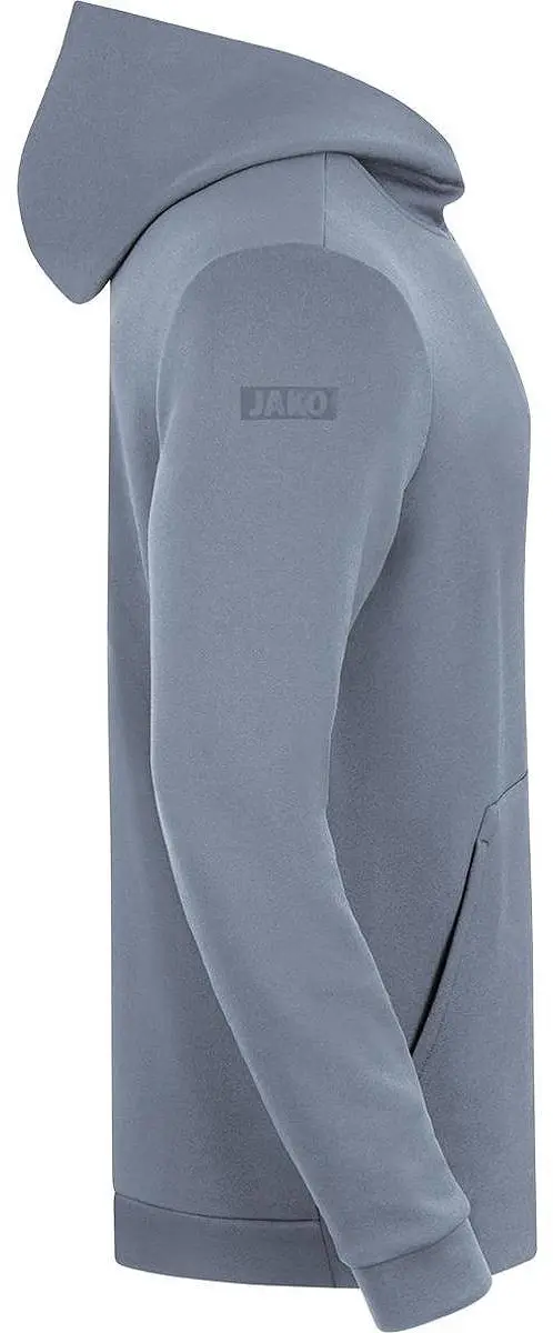 JAKO Pro Casual Sweater met Kap Dames - Smokey Blue - afbeelding 3 van 6